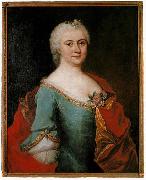 Portrait of Luise Gottsched (Gottschedin) (1713-1762), German poet unknow artist